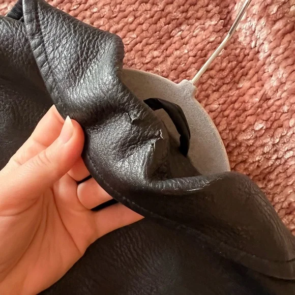 BlankNYC FAUX LEATHER Jacket with silver hardware size L - Picture 7 of 9